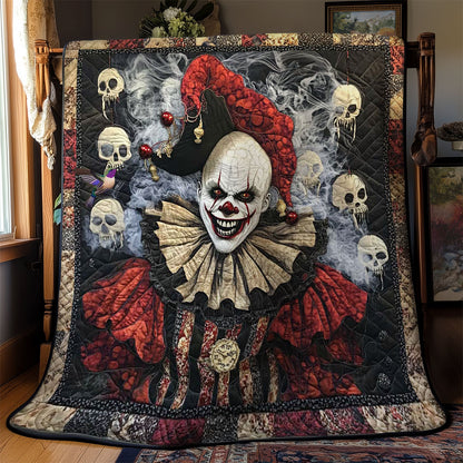 Haunting Clown Skulls WN0712025CL Quilt