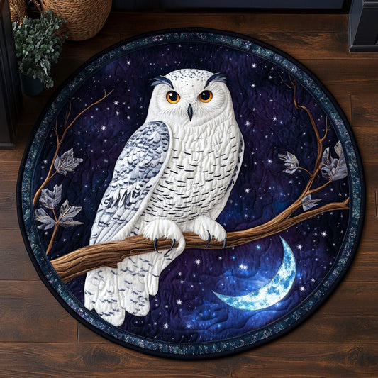 Snow Owl CW2107034CL Quilted Round Mat