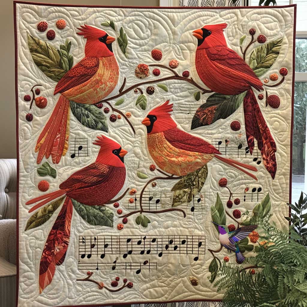 Cardinal Autumn Chorus WN1610044CL Quilt