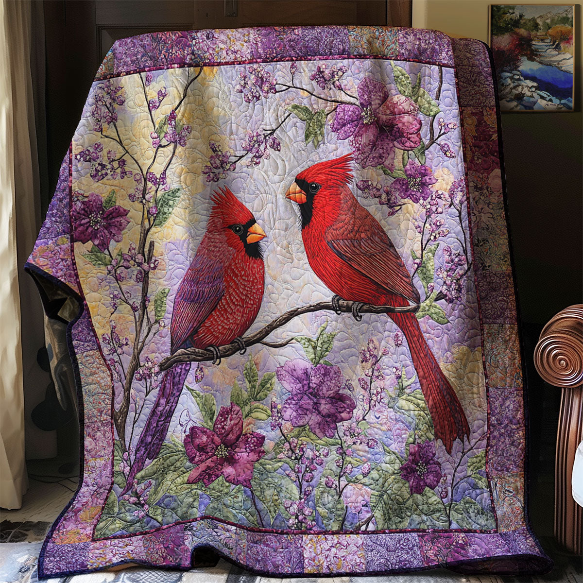 Lilac Cardinal WJ2712025CL Quilt