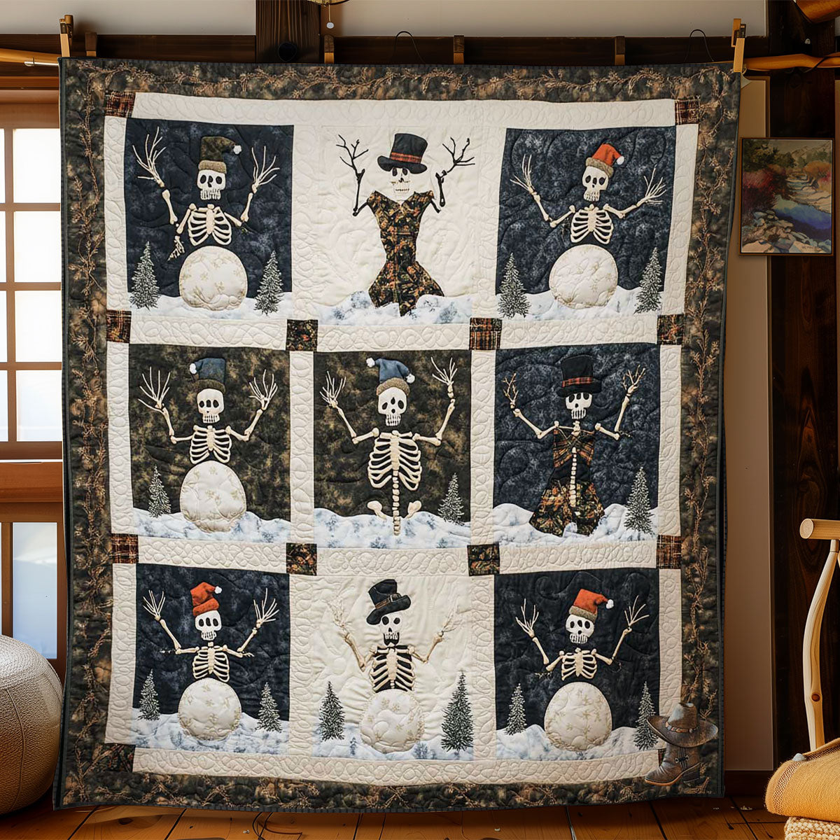 Chill Skeleton WN2011100CL Quilt