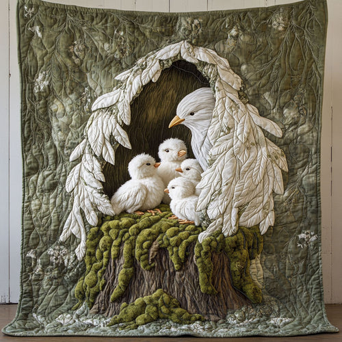 Feathered Family WP1704049CL Quilt