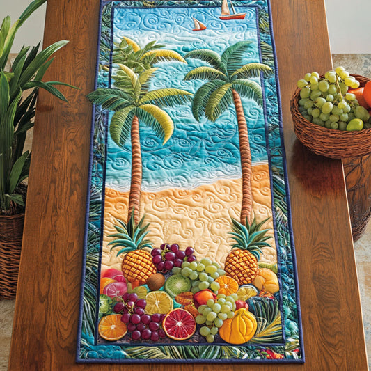 Summer Brezee WX0606045CL Quilted Table Runner