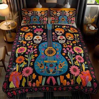 Day Of The Dead Guitar WN1911021CL Duvet Cover Set