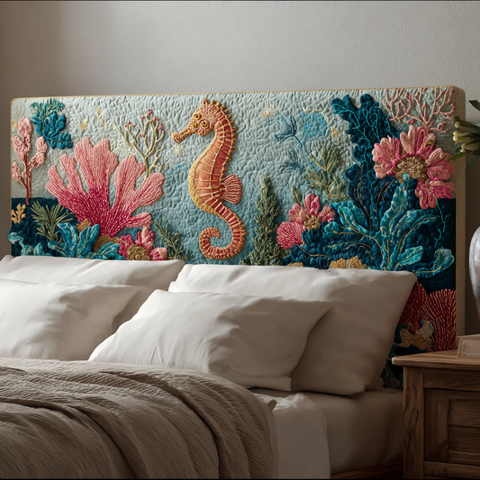 Garden Of Seahorse XR2912004CL Quilted Headboard Slipcover