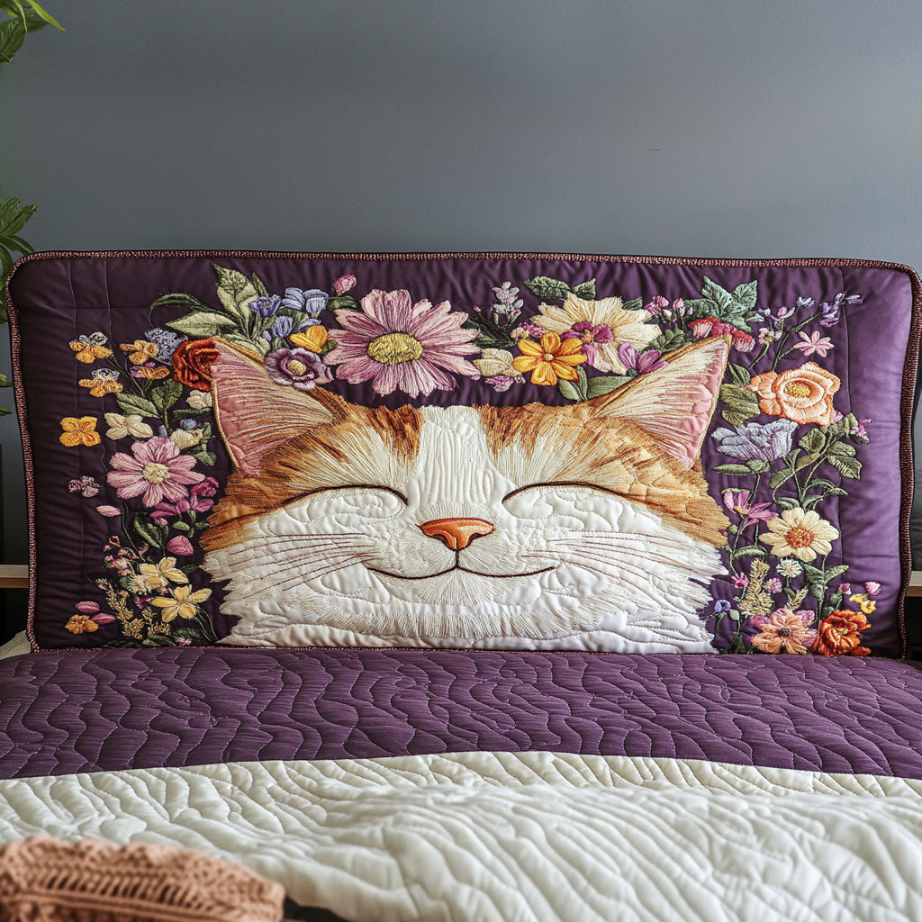 Petal Cat WN2312021CL Quilted Headboard Slipcover