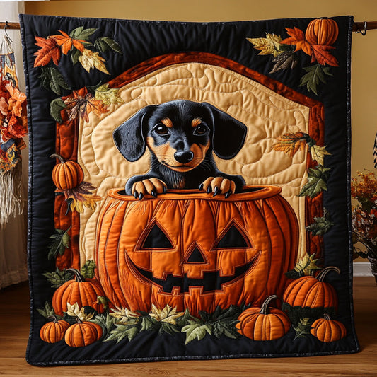 Trick Or Treat Pup WY3007046CL Quilt