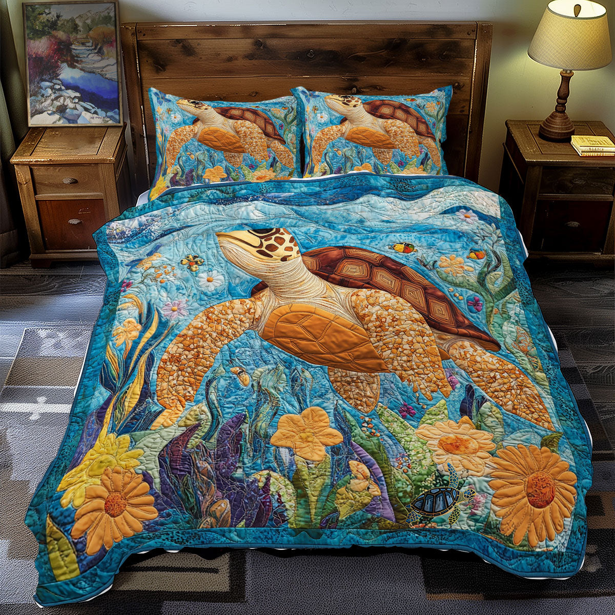 Turtle WY2311068CL Duvet Cover Set