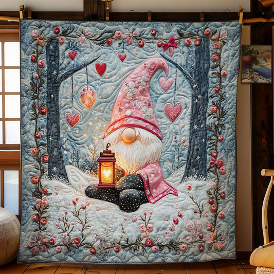 Heartwarming Gnome WN2512011CL Quilt