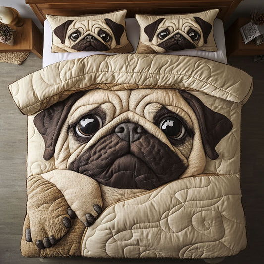 Swelling Pug WY1302115CL Duvet Cover Set