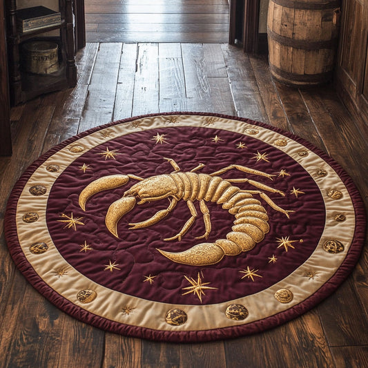 Golden Scorpion CP1707026CL Quilted Round Mat