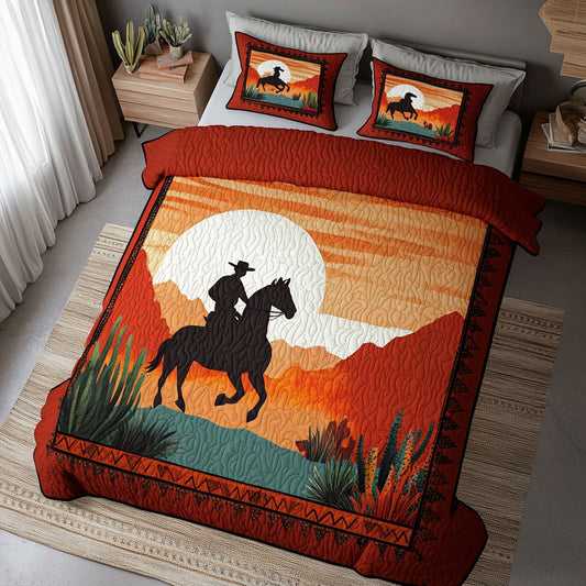 Cowboy Ride At Sunset DH1109008CL Duvet Cover Set