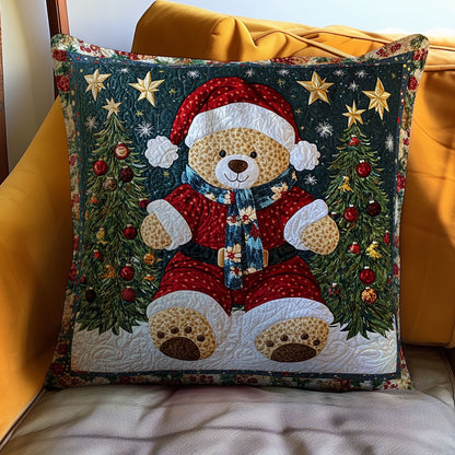 Christmas Bear WJ2311043CL Quilt Pillow Case