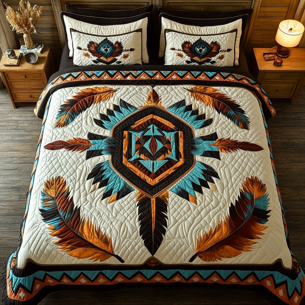 Feathered Harmony YR2201041CL Duvet Cover Set