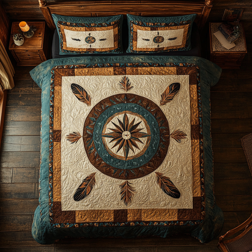 Feathered Native American YR2201042CL Duvet Cover Set