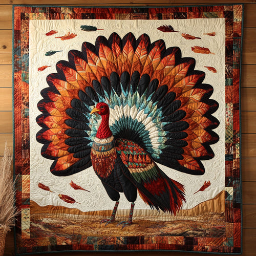 Feathers In Fall WJ0708056CL Quilt