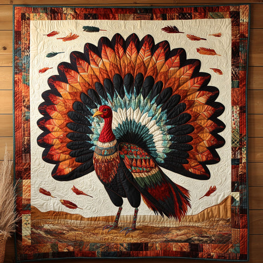 Feathers In Fall WJ0708056CL Quilt