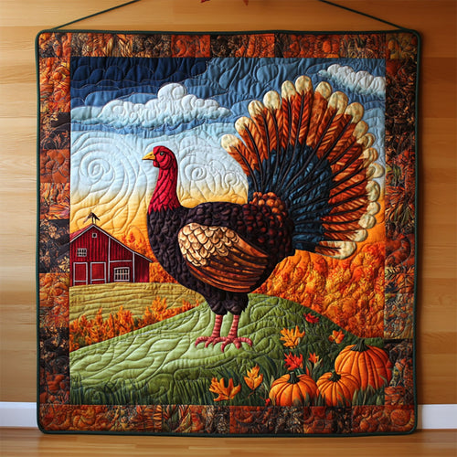 Feathers In Fall WJ0708057CL Quilt