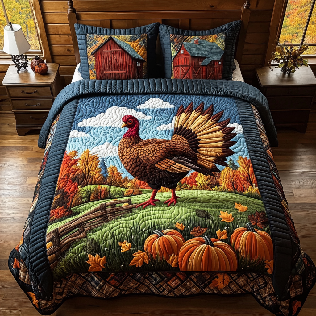 Feathers In Fall WJ0708111CL Duvet Cover Set