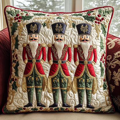Christmas Soldiers CW0110057CL Quilt Pillow Case