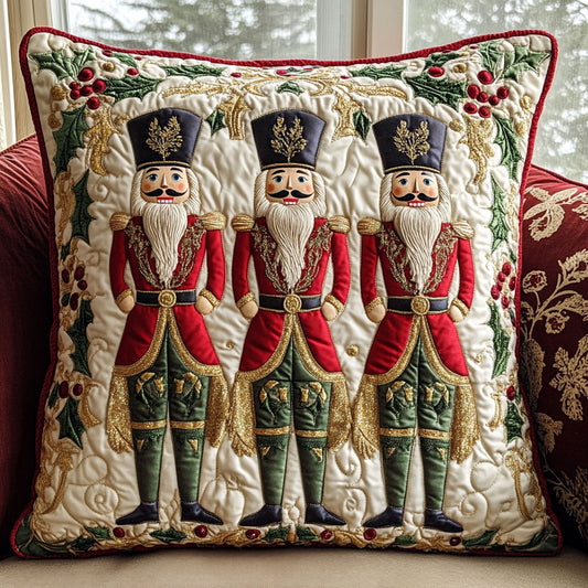 Christmas Soldiers CW0110057CL Quilt Pillow Case