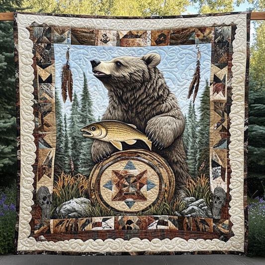 Native American Bear WY1308005CL Quilt
