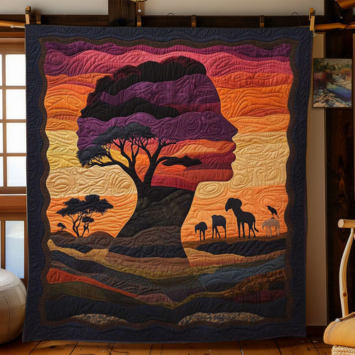 Golden African WN0303053CL Quilt
