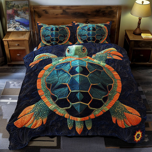 Portrait Turtle WY2911097CL Duvet Cover Set