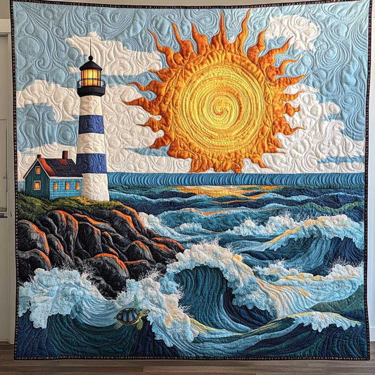 Sun Rise Lighthouse WP1112029CL Quilt