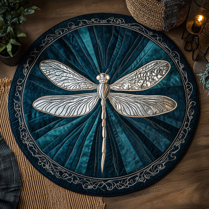 Celestial Dragonfly WN1408021CL Quilted Round Mat