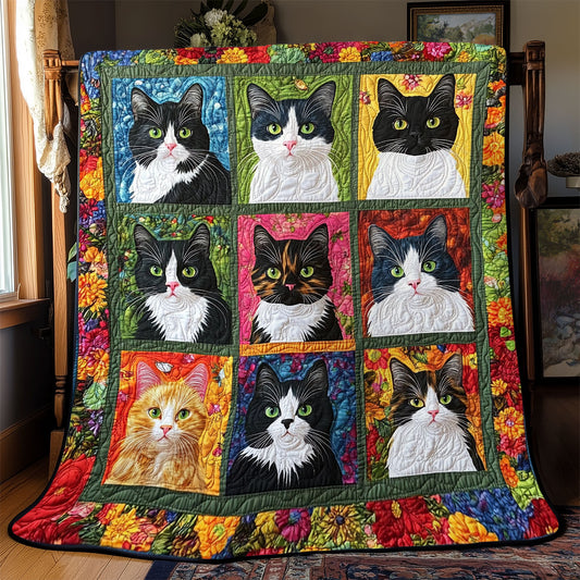 Feline Fantasy Blooms YR0602001CL Quilt