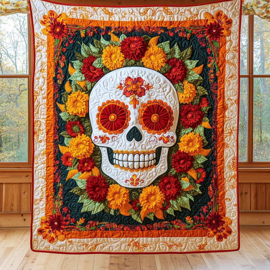 Celestial Calavera CP1009018CL Quilt