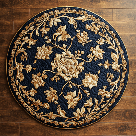Regal Garden WY2804017CL Quilted Round Mat