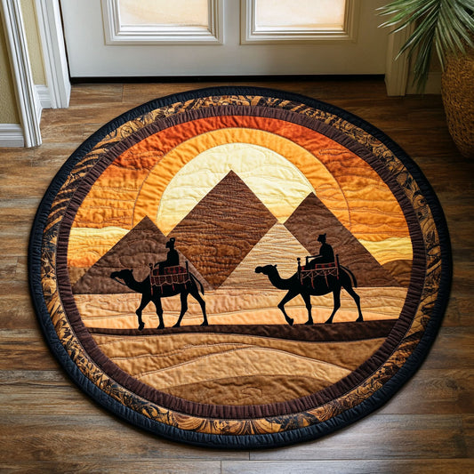 Mystic Sands CP2705014CL Quilted Round Mat