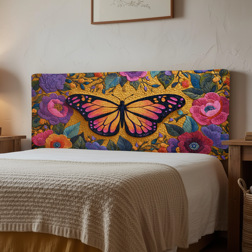 Butterfly XR2412001CL Quilted Headboard Slipcover