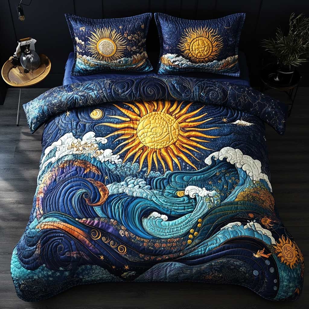 Waves Of Light WN1203068CL Duvet Cover Set