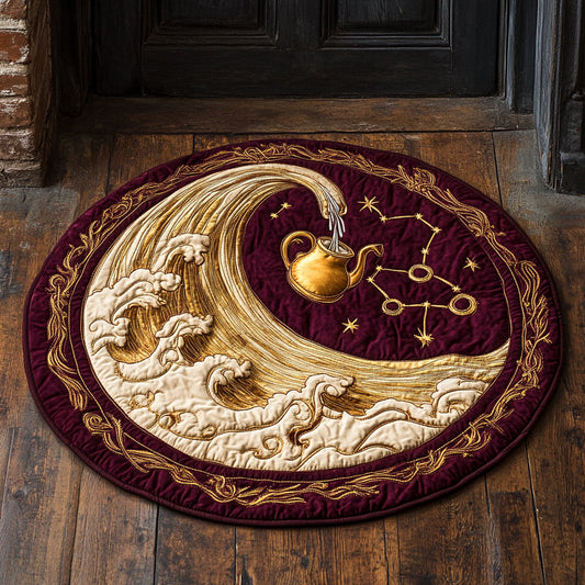 Golden Wave CP1707046CL Quilted Round Mat