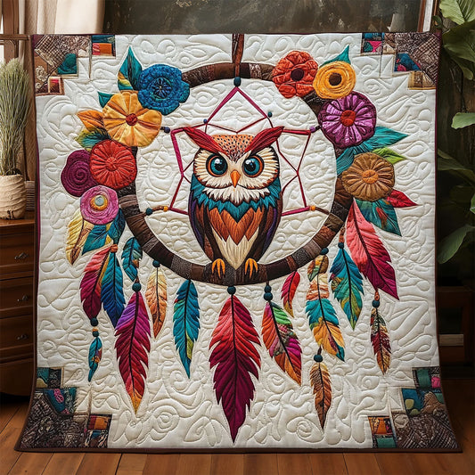 Dreamcatcher Native Owl WJ2305003CL Quilt