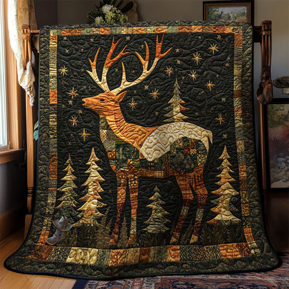 Snowy Deer WN1511013CL Quilt