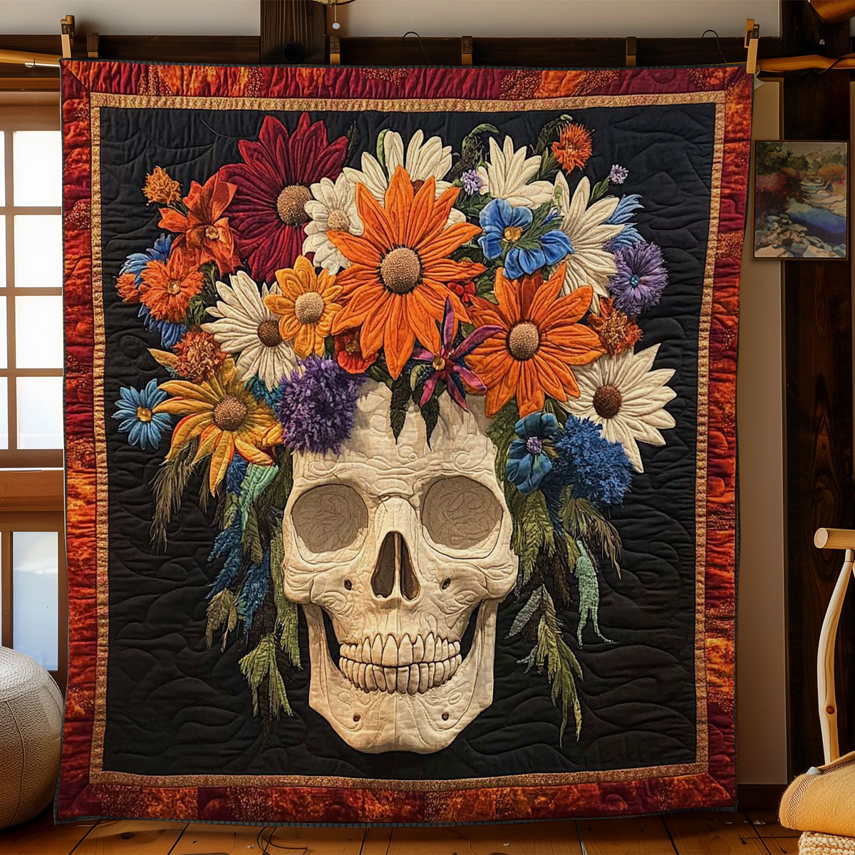 Sacred Skull WN1404068CL Quilt