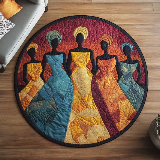 Golden Gaze CW2607030CL Quilted Round Mat