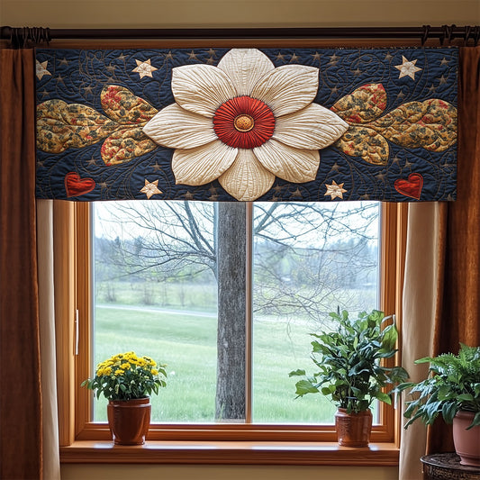 Flower WX1305025CL Quilted Valance