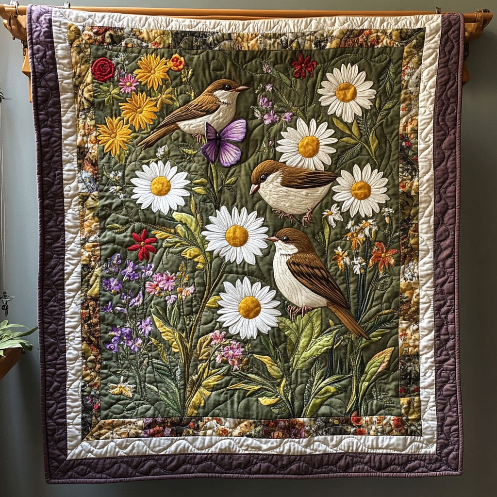 Sparrows Garden Rhapsode WY2608051CL Quilt