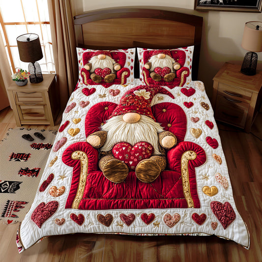 Cozy Heart Gnome WX1112067CL Duvet Cover Set