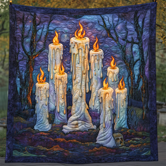 Haunted Graveyard Candle LT1809028CL Quilt