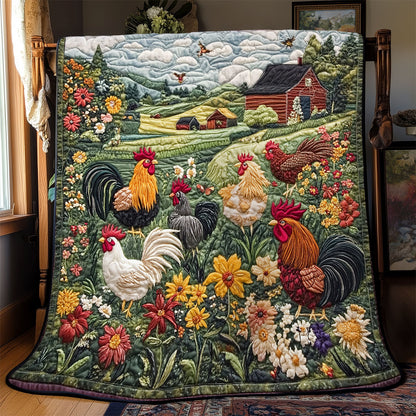 Field of Feathers YR0302011CL Quilt