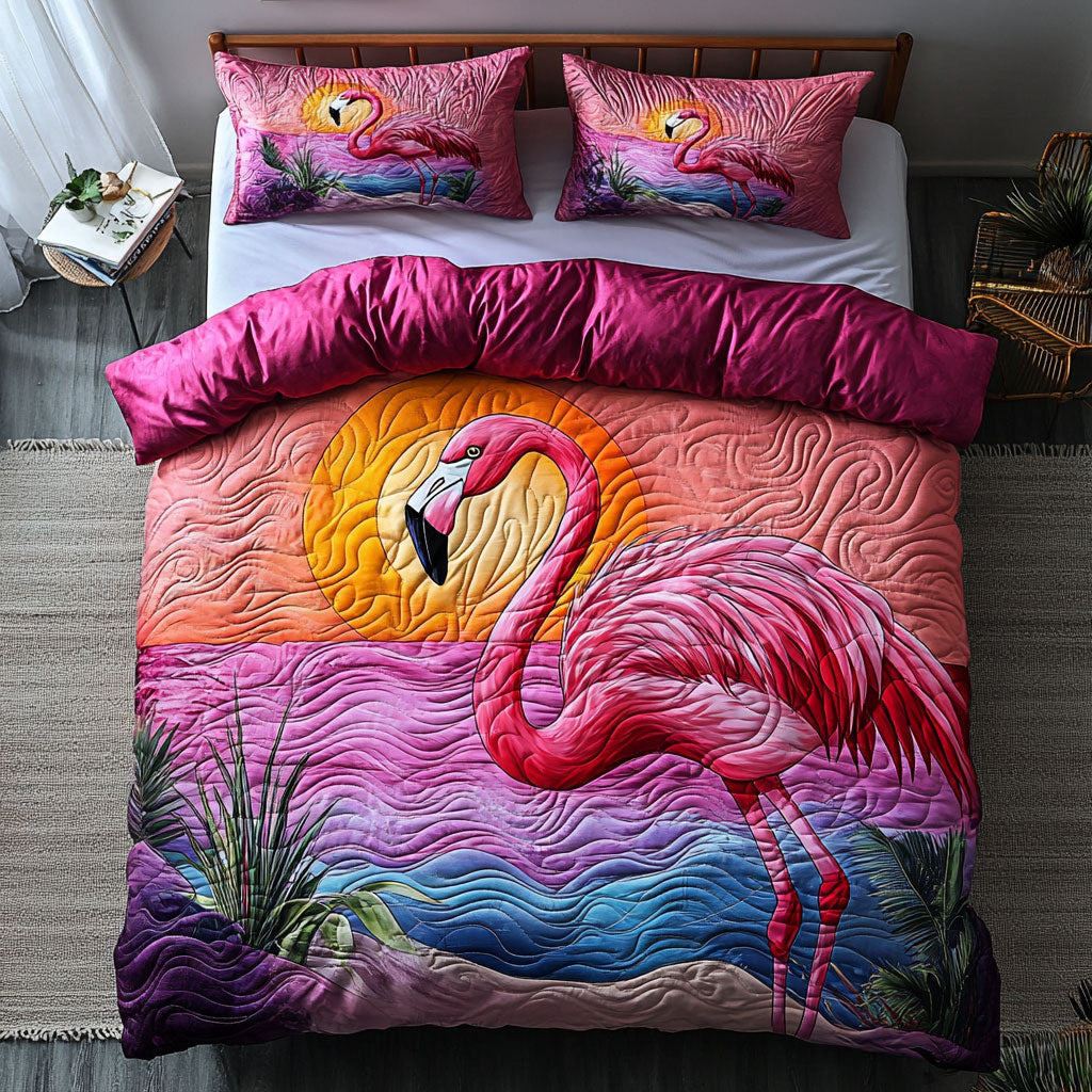 Flamingo Gorgeous Sunset WU1102033CL Duvet Cover Set