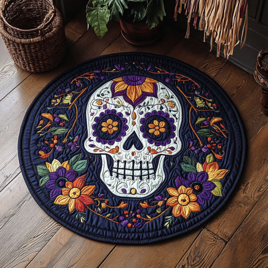 Flor Y Espíritu WJ0708142CL Quilted Round Mat