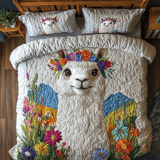 Floral Alpaca WX1403082CL Duvet Cover Set