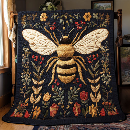 Floral Bee WX2003010CL Quilt